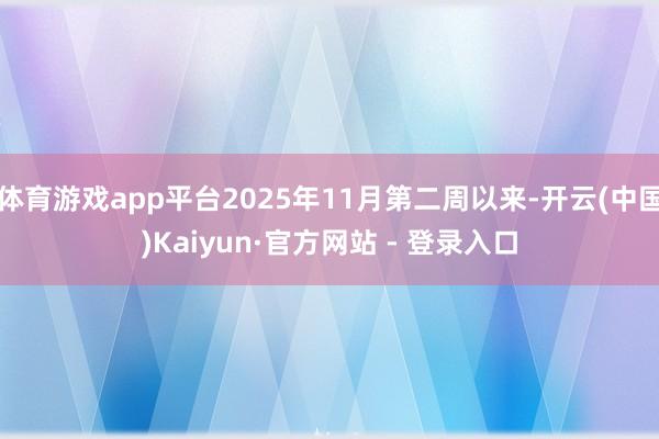 体育游戏app平台2025年11月第二周以来-开云(中国)Kaiyun·官方网站 - 登录入口